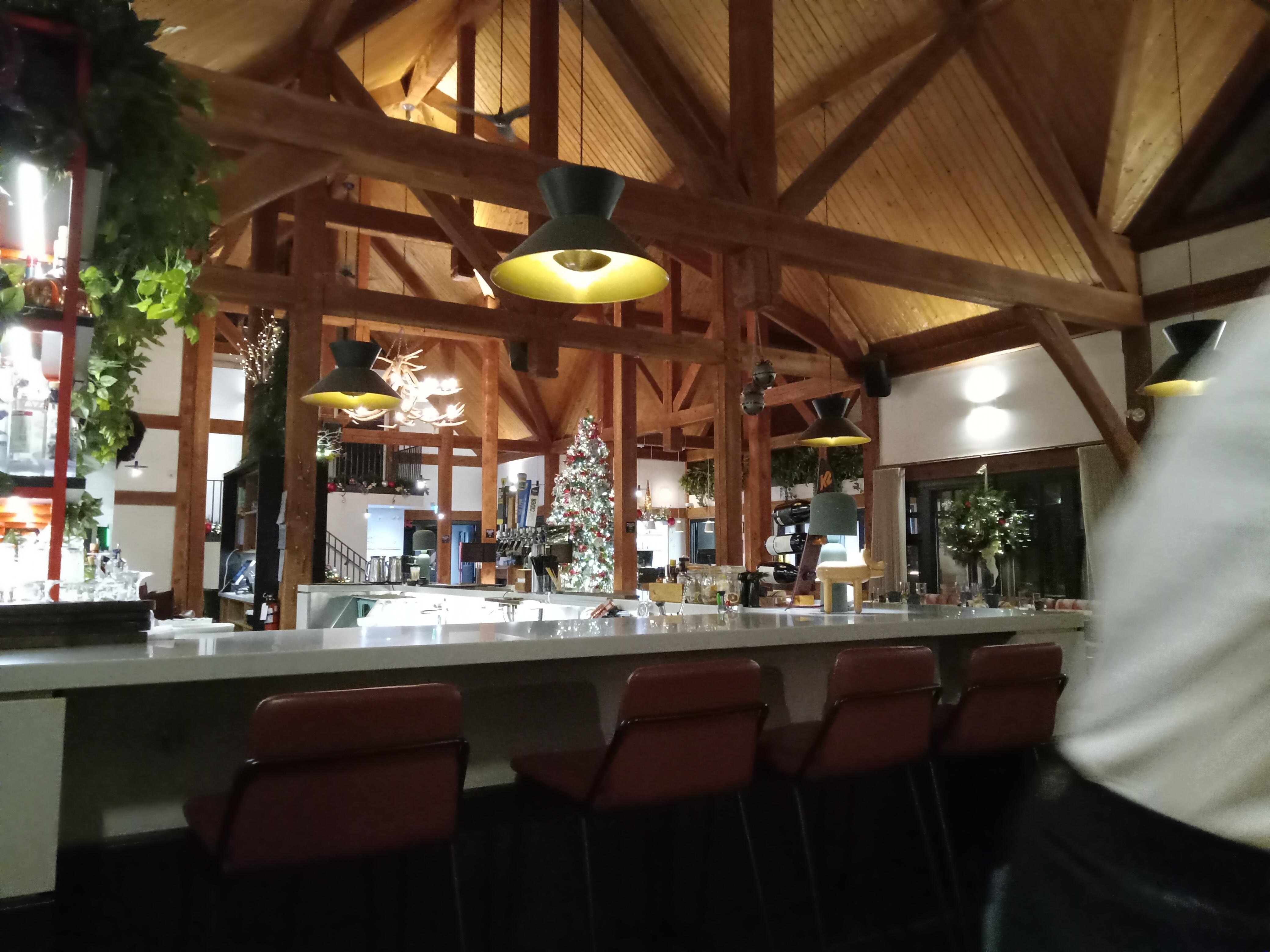 Main lobby of the Buffalo Lodge, Banff