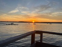 Sunset on the deck