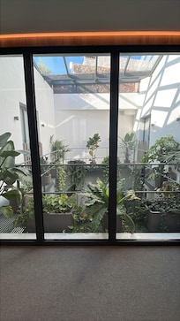 View from bedroom door entrance