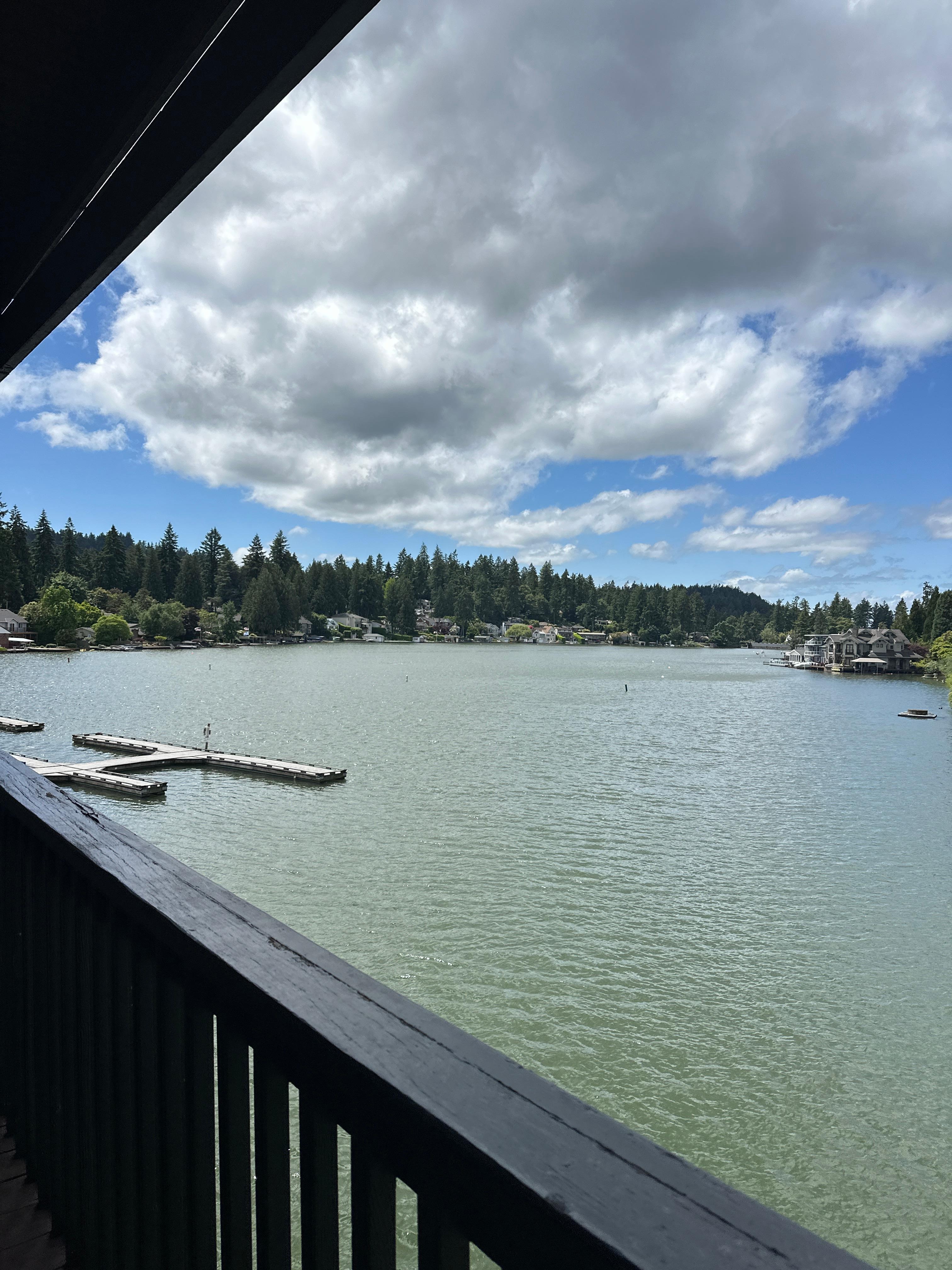 View from sitting balcony.