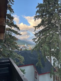 The view looking north over the church.