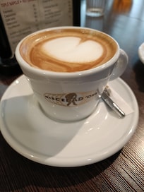 Very nice coffee in the cafe/bar