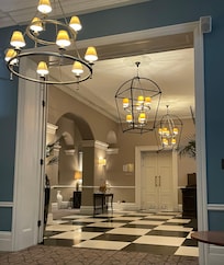 Reception area.
