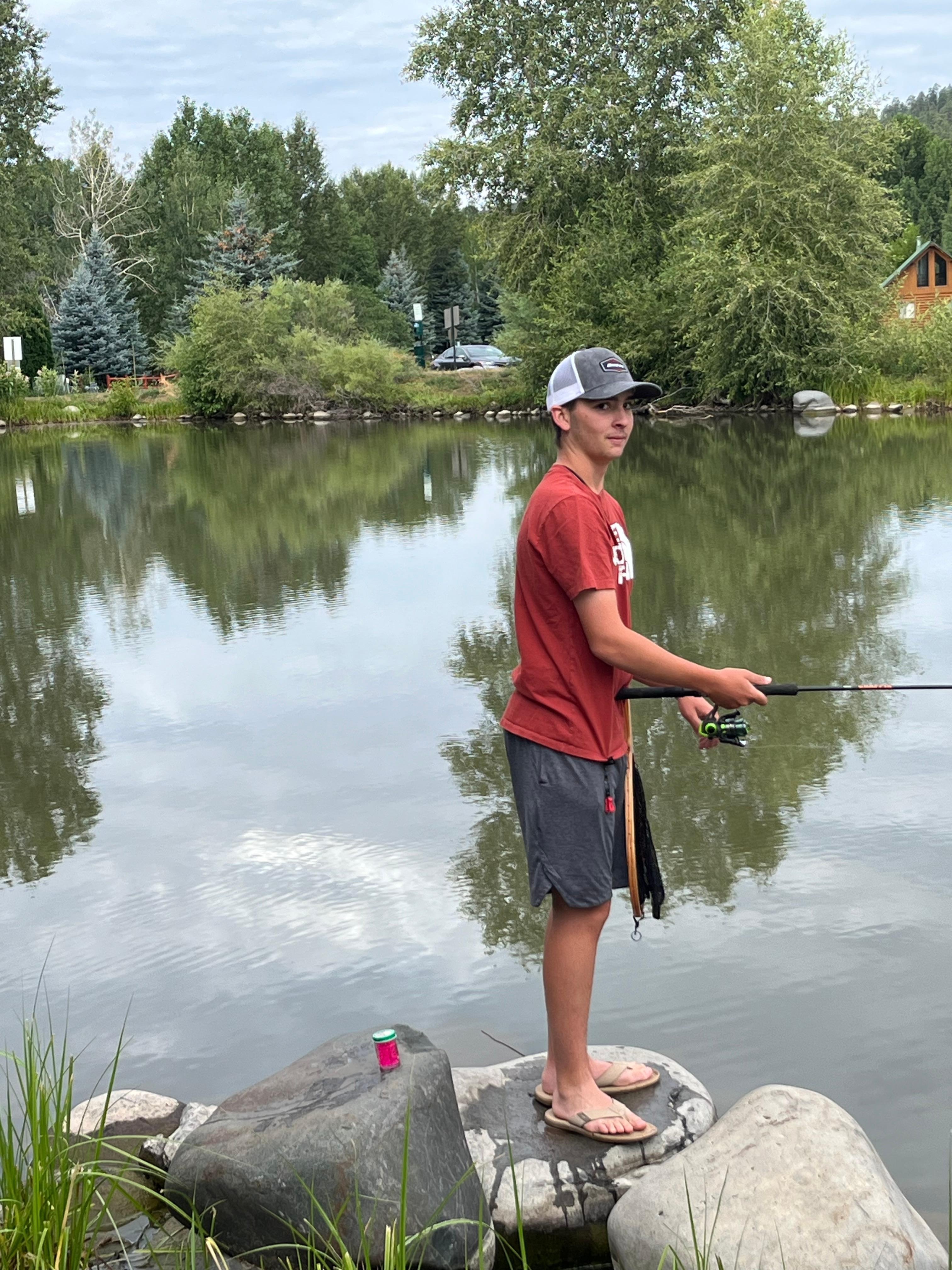 Pond that was about a two minute walk from the house.  