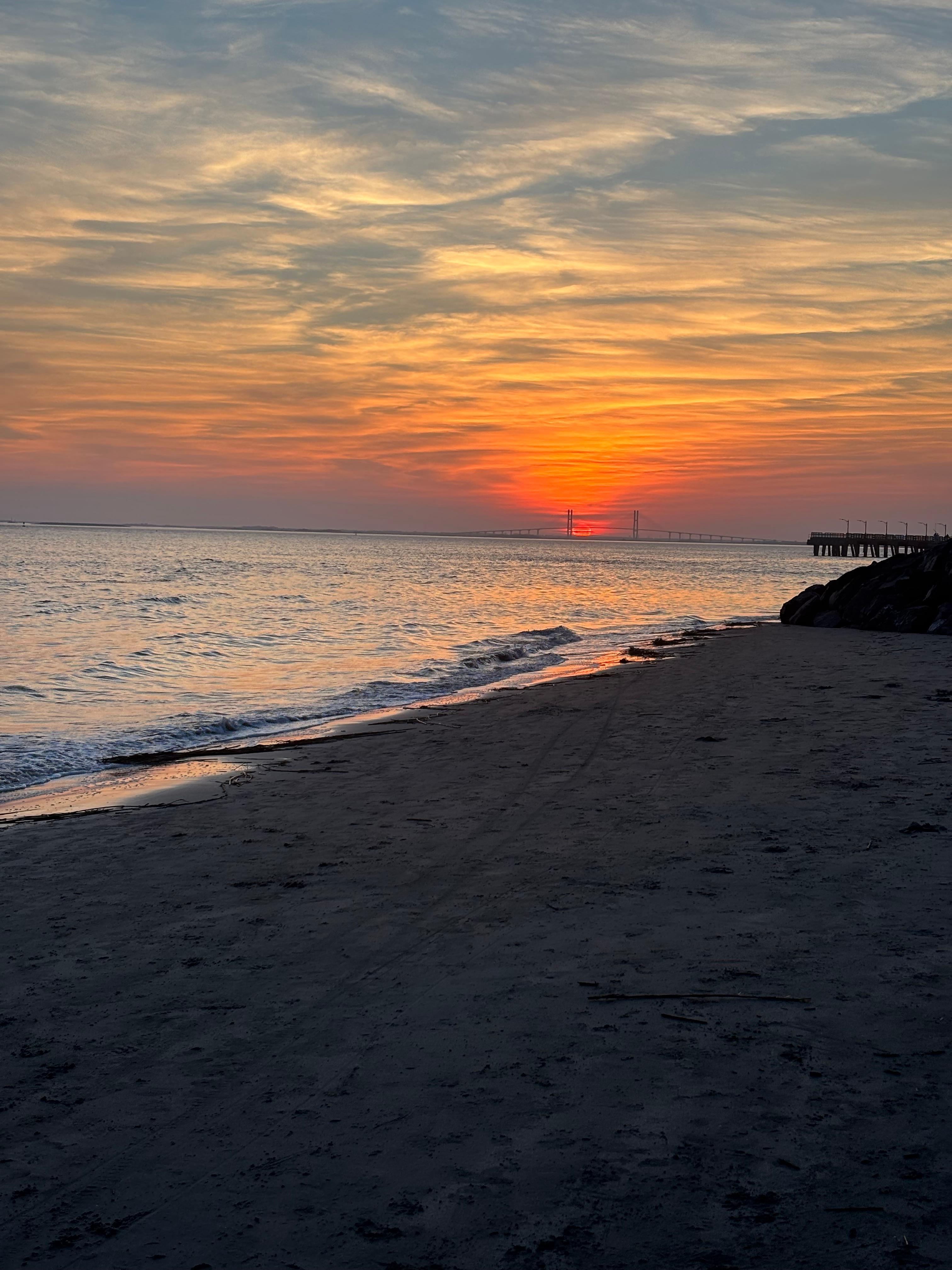 Gorgeous sunsets on the beach