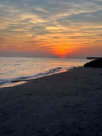 Gorgeous sunsets on the beach