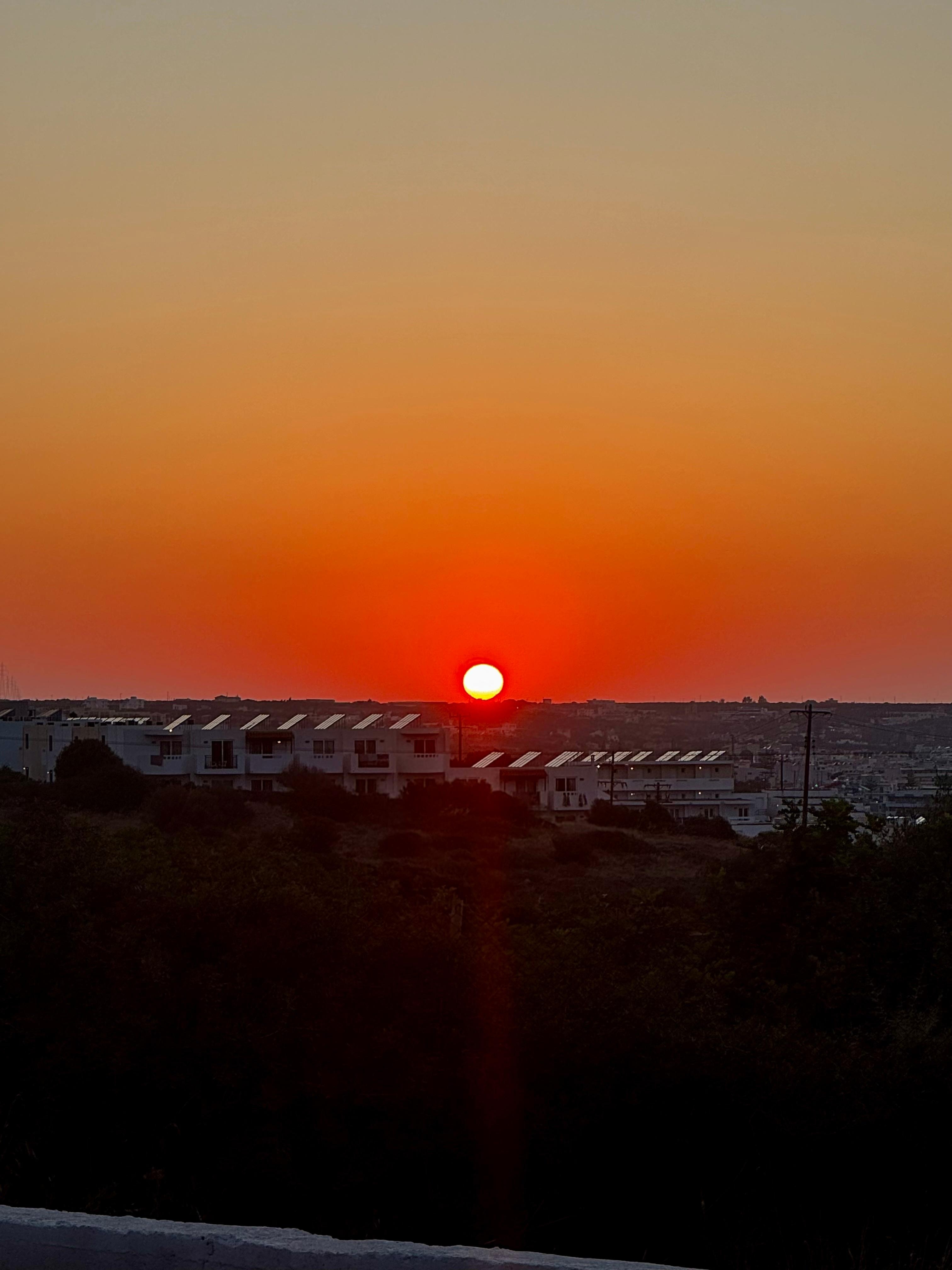 Sunset from the terrace