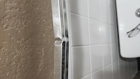 Towel rack was bent.