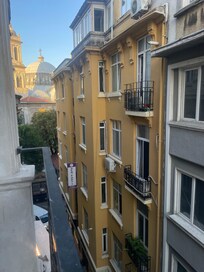 View from fourth floor balcony