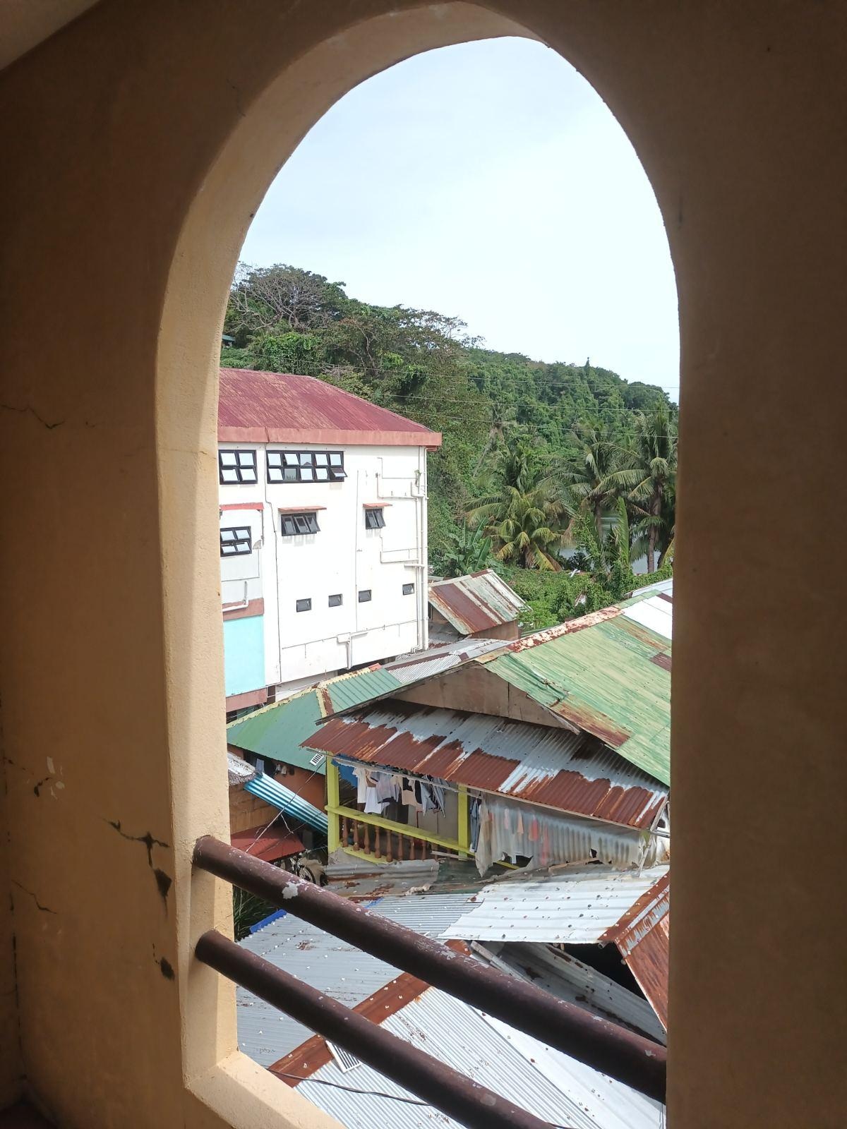 i requested for a unit that was not facing the main road. i actually appreciate the partial views of  Mount Luho and the small lagoon at its foot. 