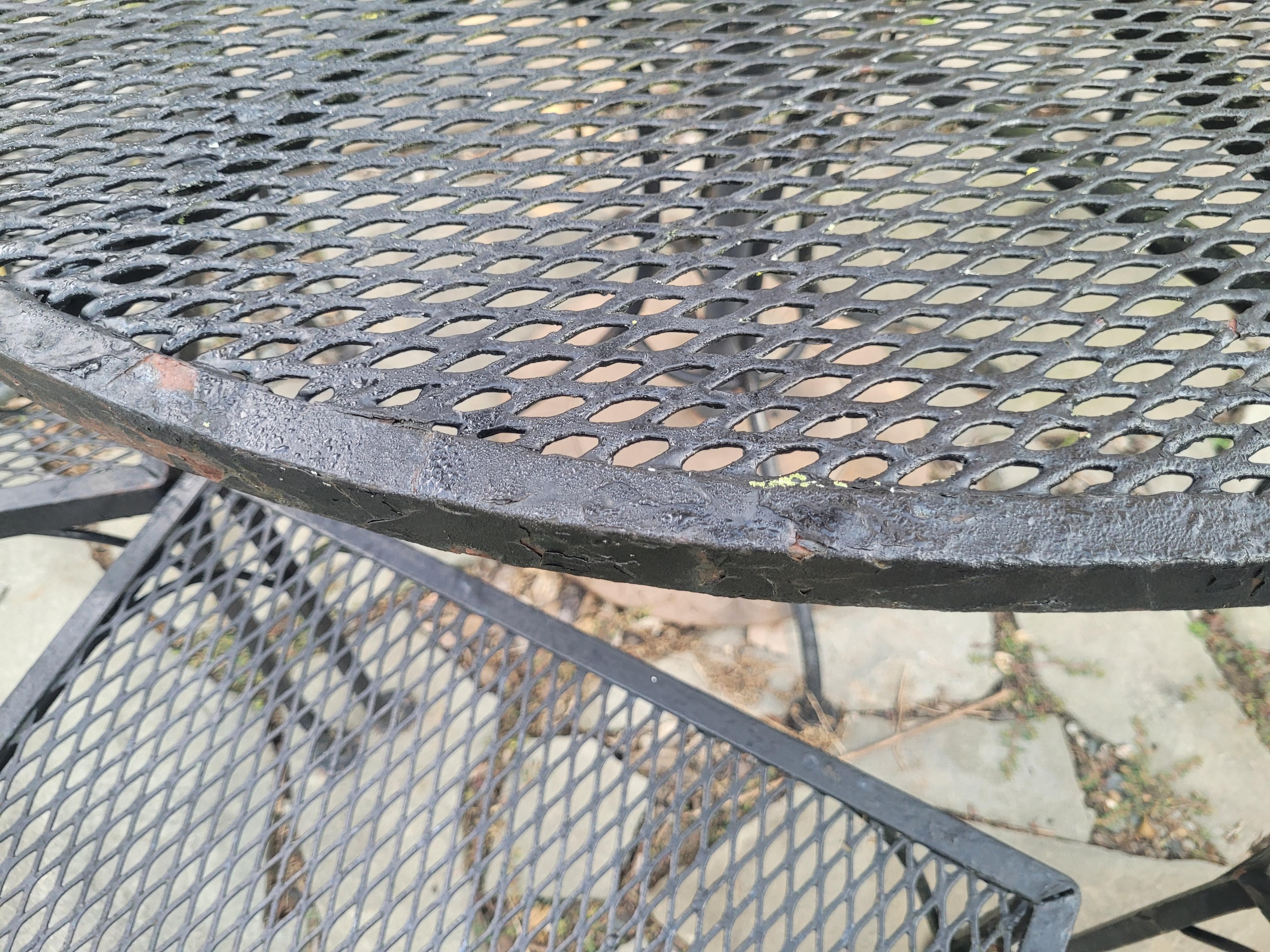 Rusty garden furniture