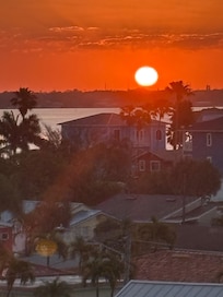 Sunrise from the unit.