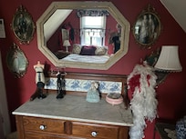 Just one of the five lovely bedrooms