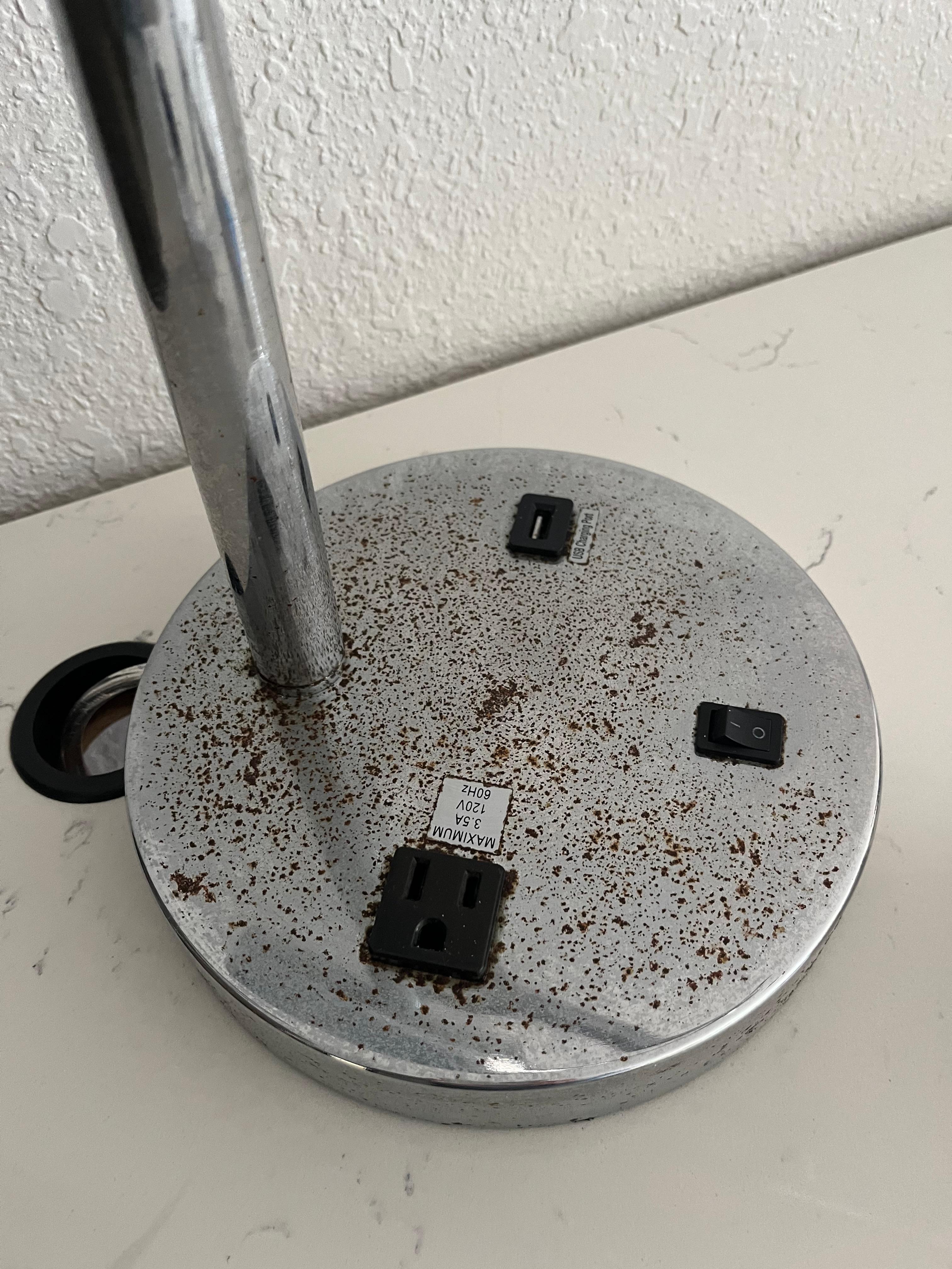 Rusty lamp