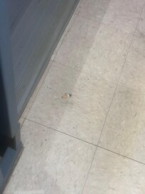 Cigarette in the stairwell