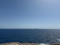 view from our balcony