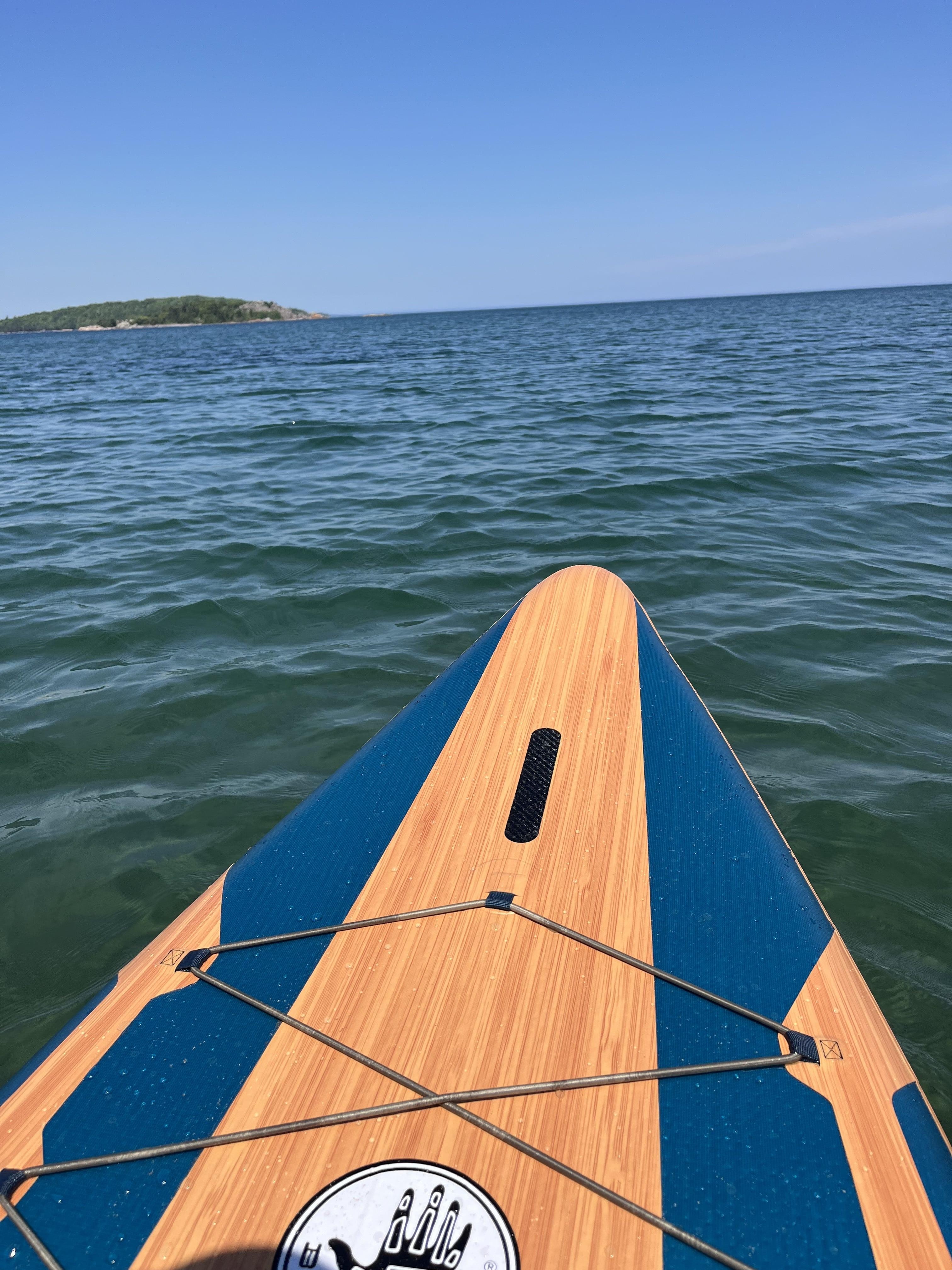 Paddle boarding at Middle Bay