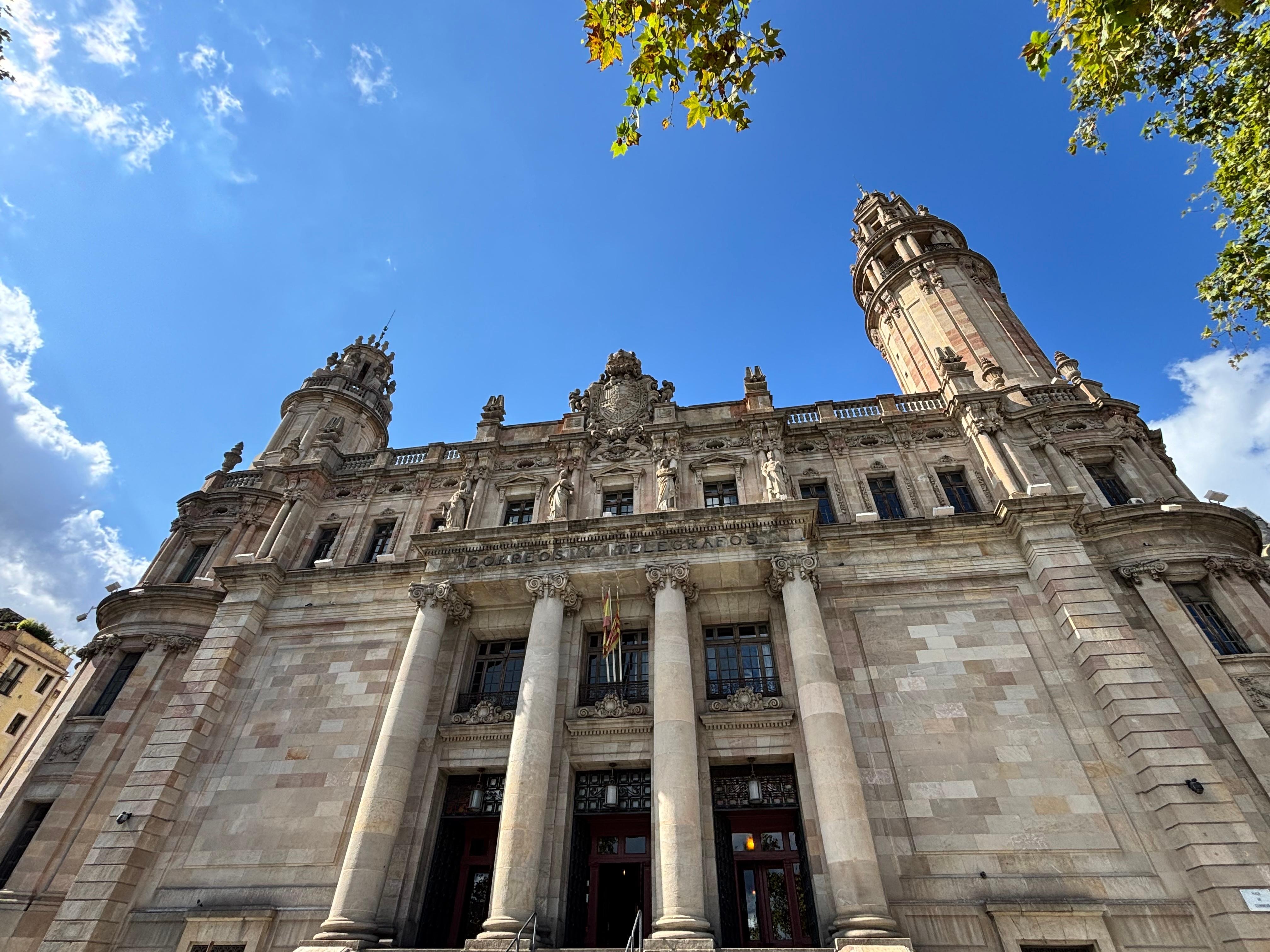 1922 The Correos Telegrafos building-Barcelona Spain 