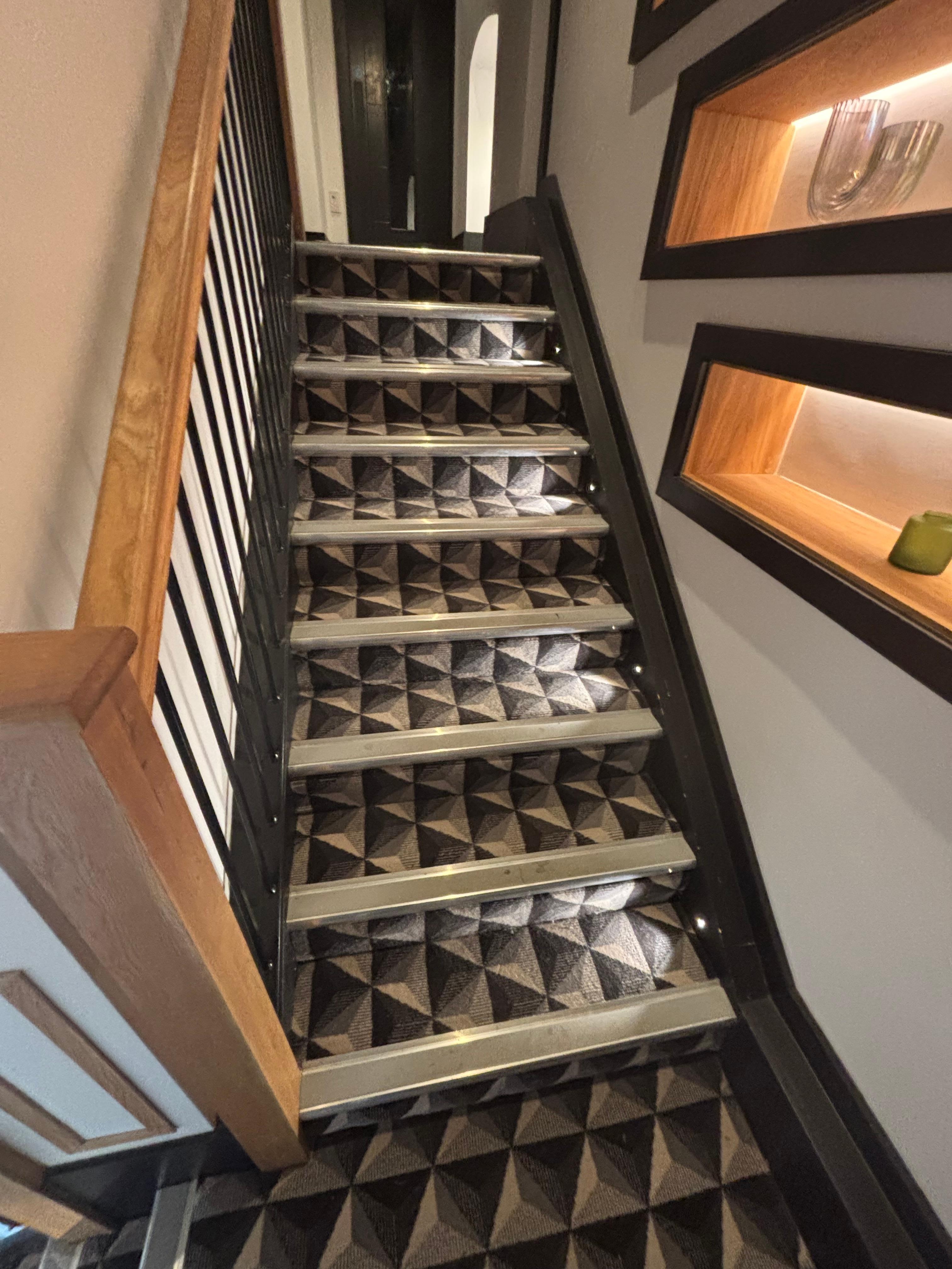 Second flight of stairs