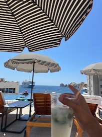 Pool view the coco mojito is a 10/10