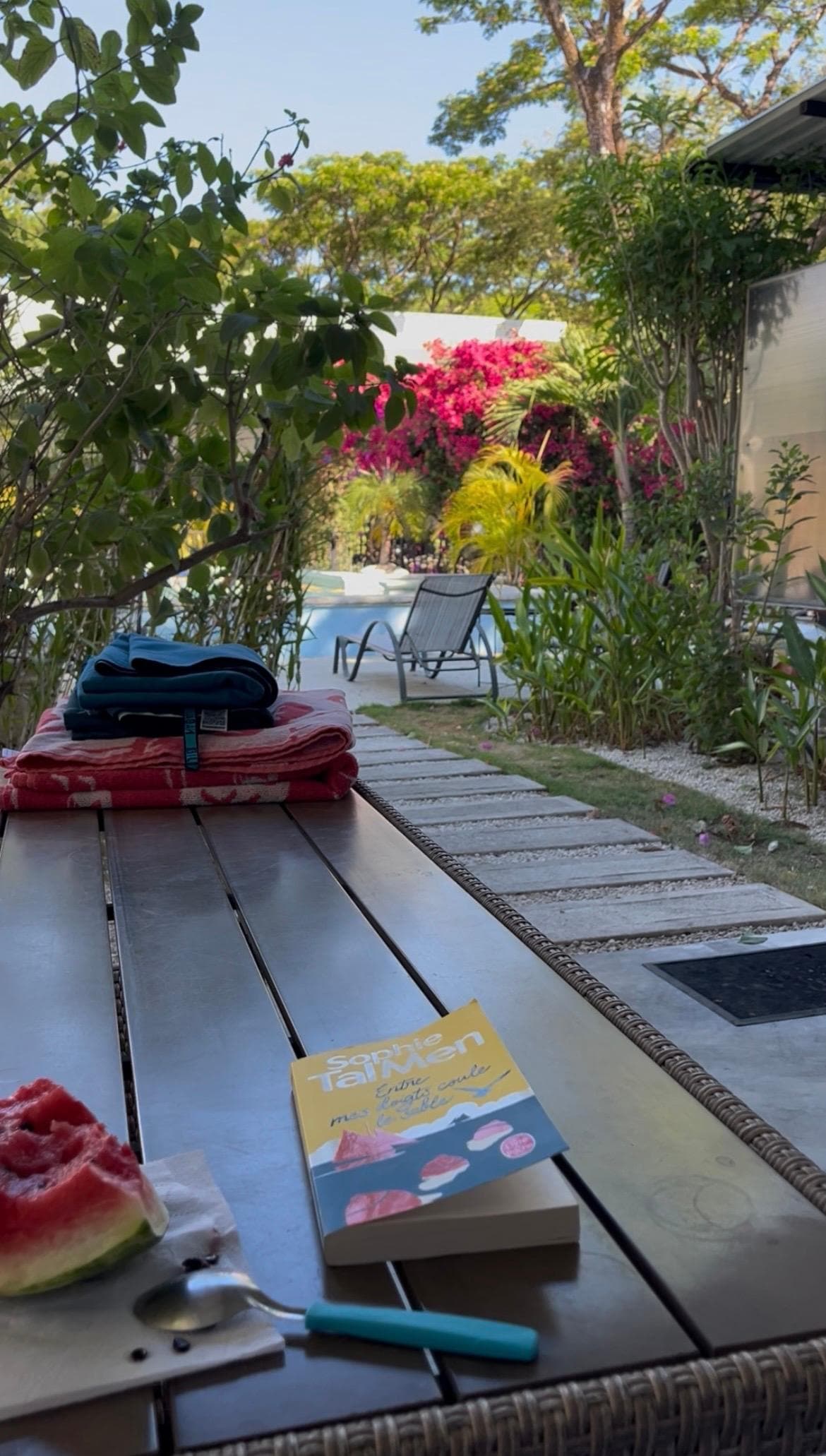 Notre terrasse privée 