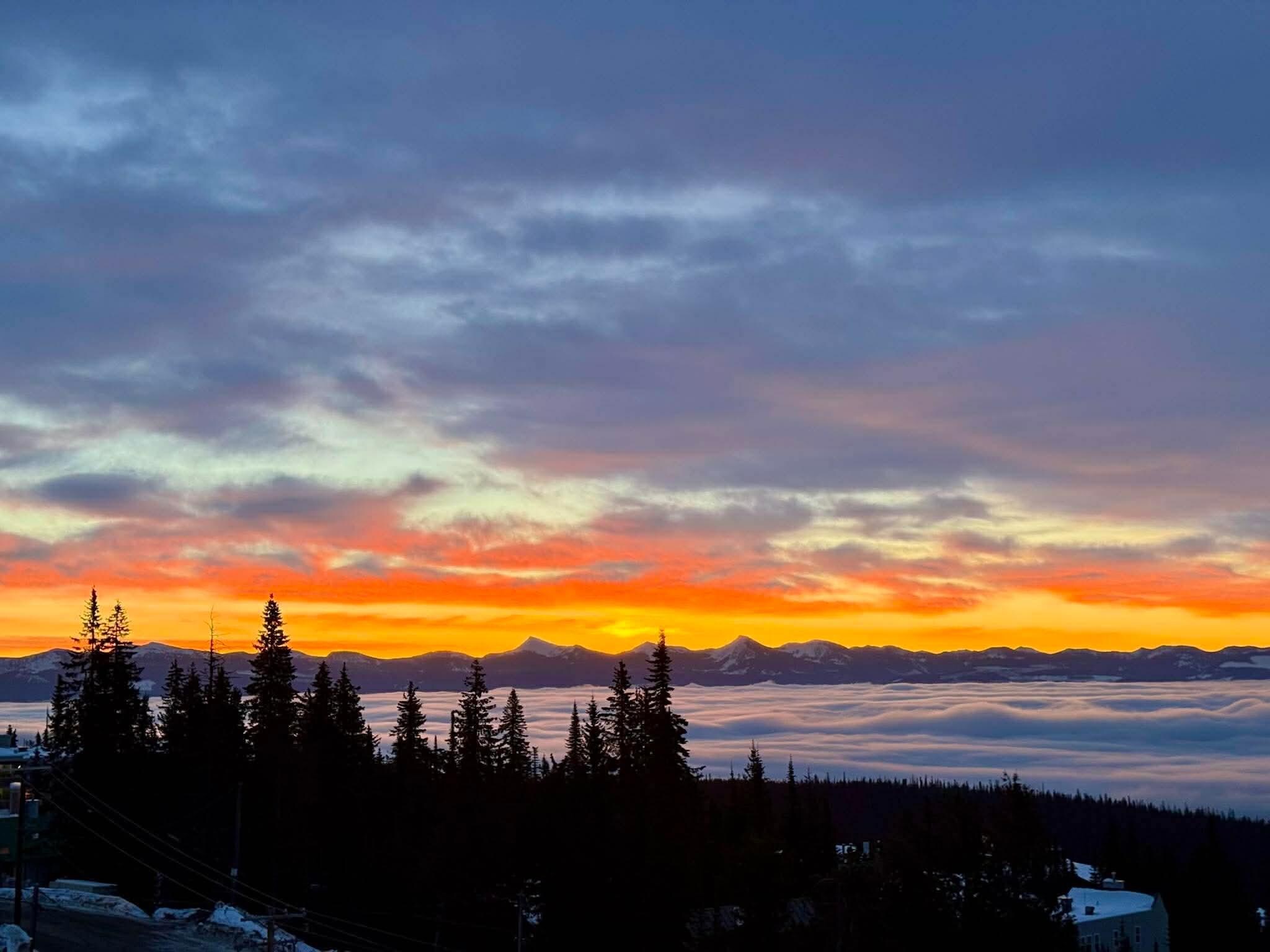 Sunrise from the balcony