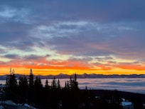 Sunrise from the balcony