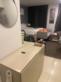 So much space in our studio apartment.