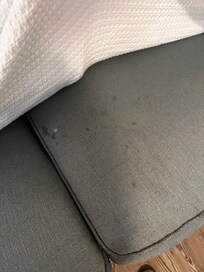 Staining on couch