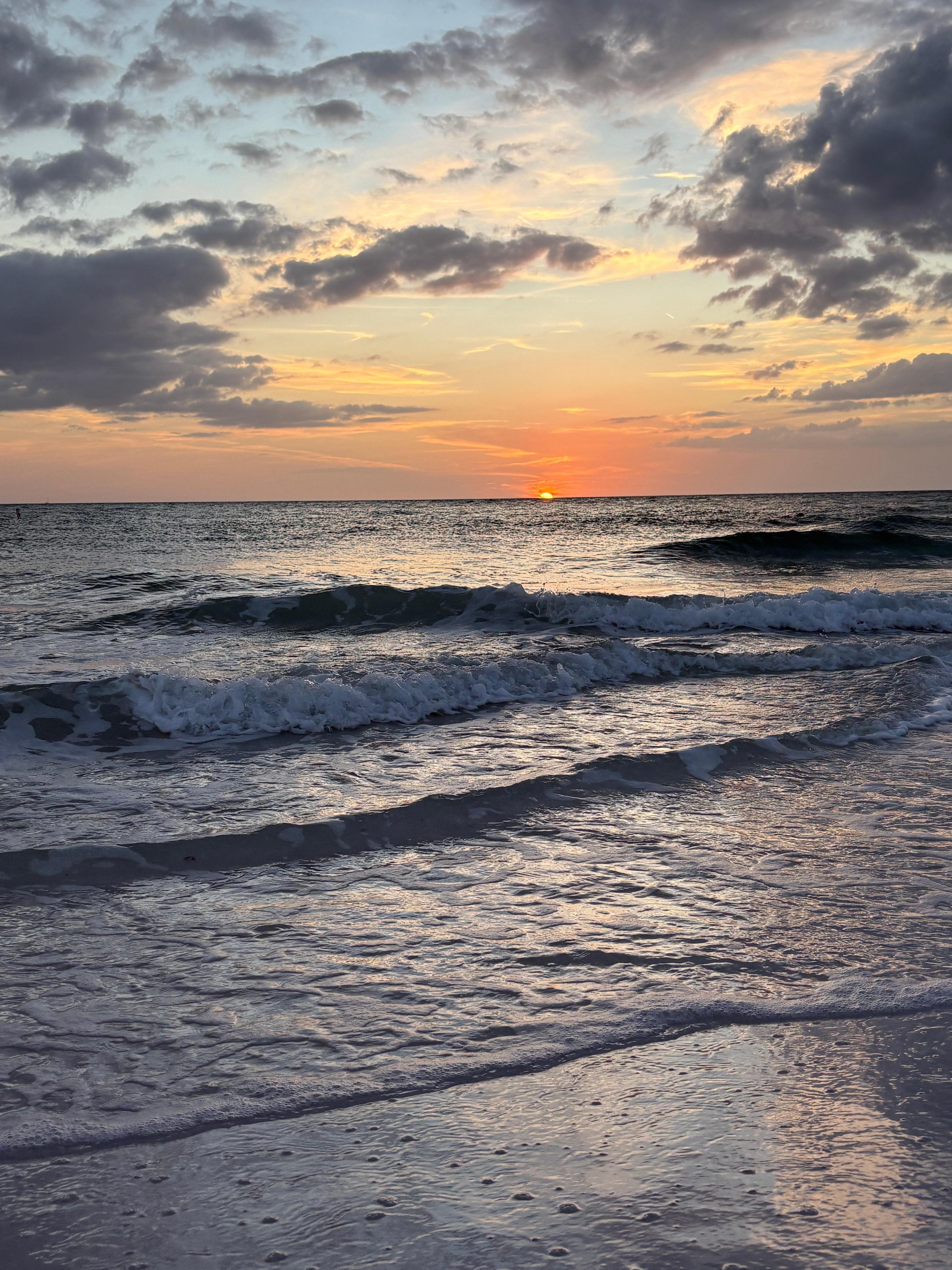 Sunset at bean point