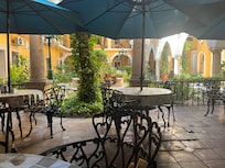 Breakfast area with beautiful garden view