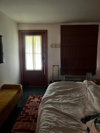 Please change out the doors to the rooms or put a blackout curtain on the door too!