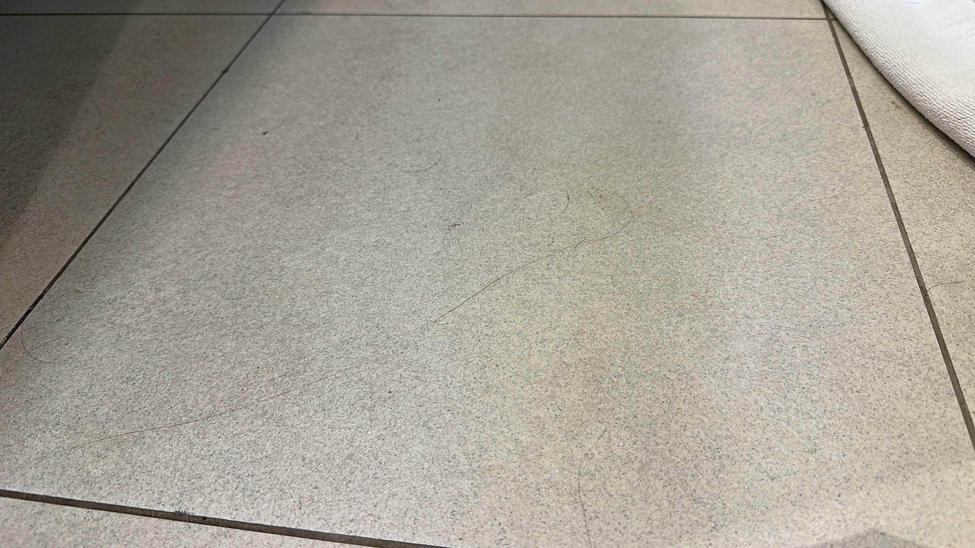 gross stuff on floor when i arrived