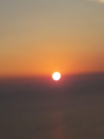 Sun setting at Castellabate