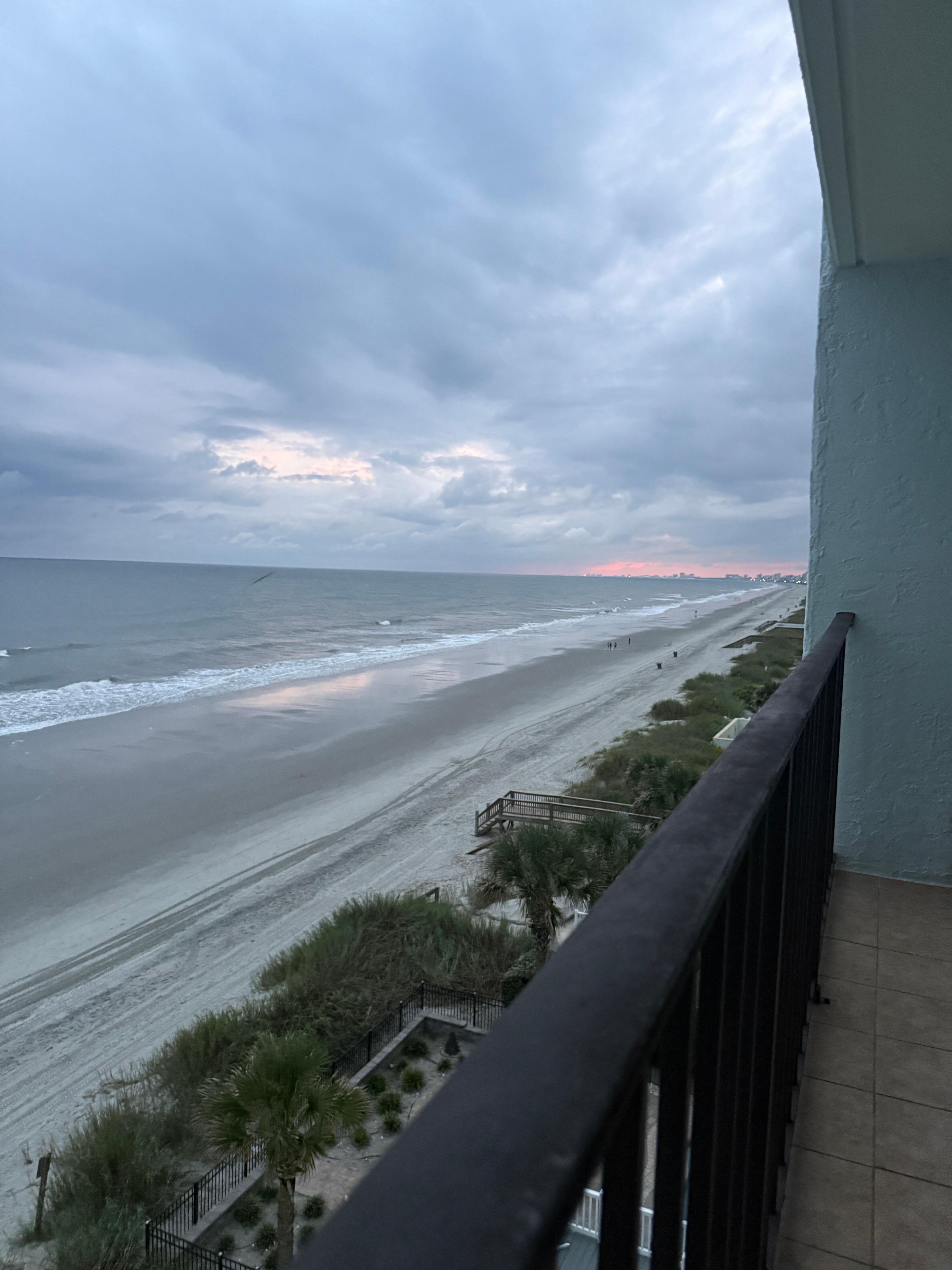 All from the balcony