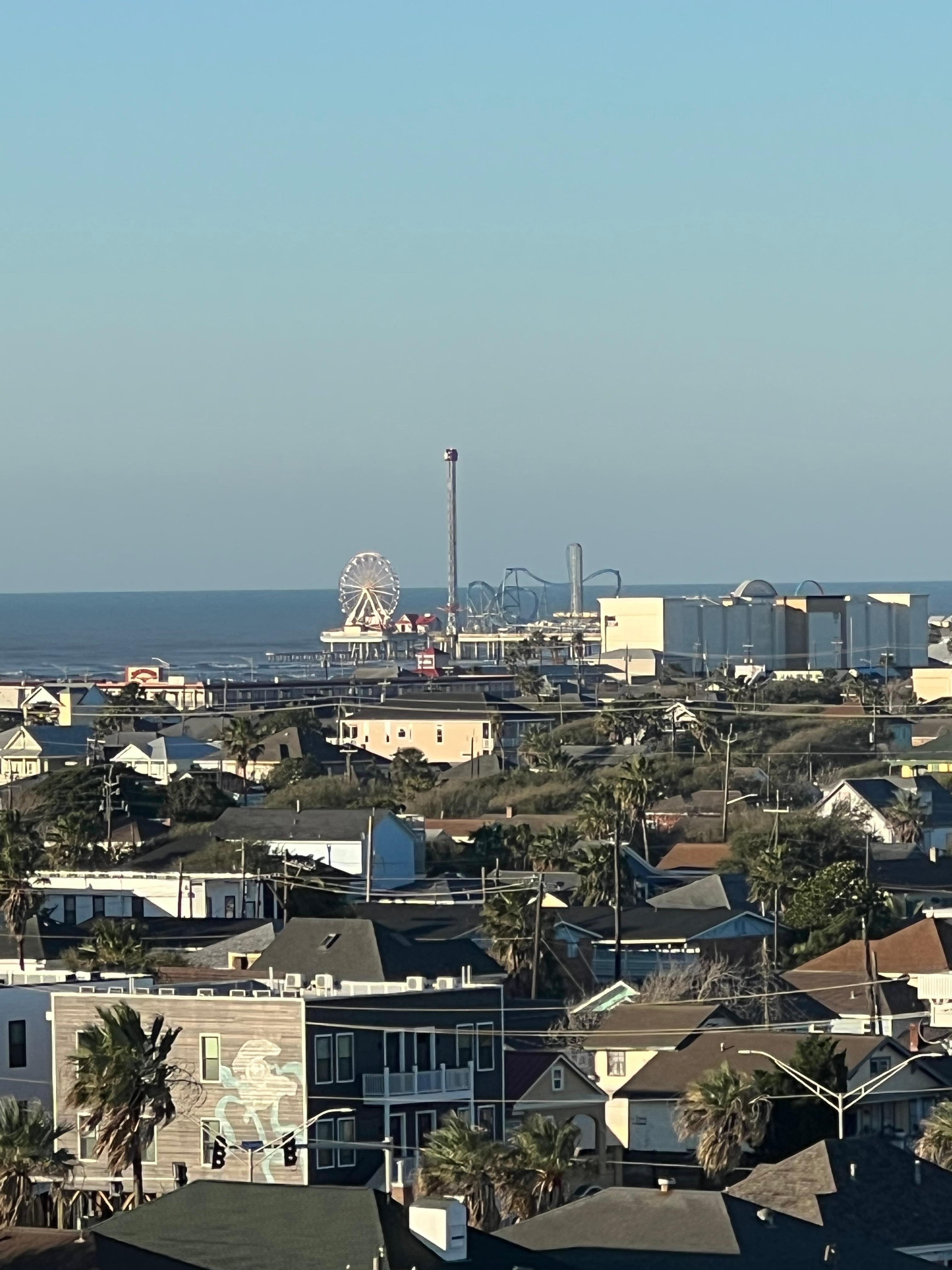 Pleasure Pier from the balcony!