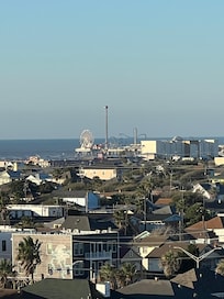 Pleasure Pier from the balcony!