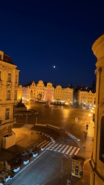 Nighttime view from our window