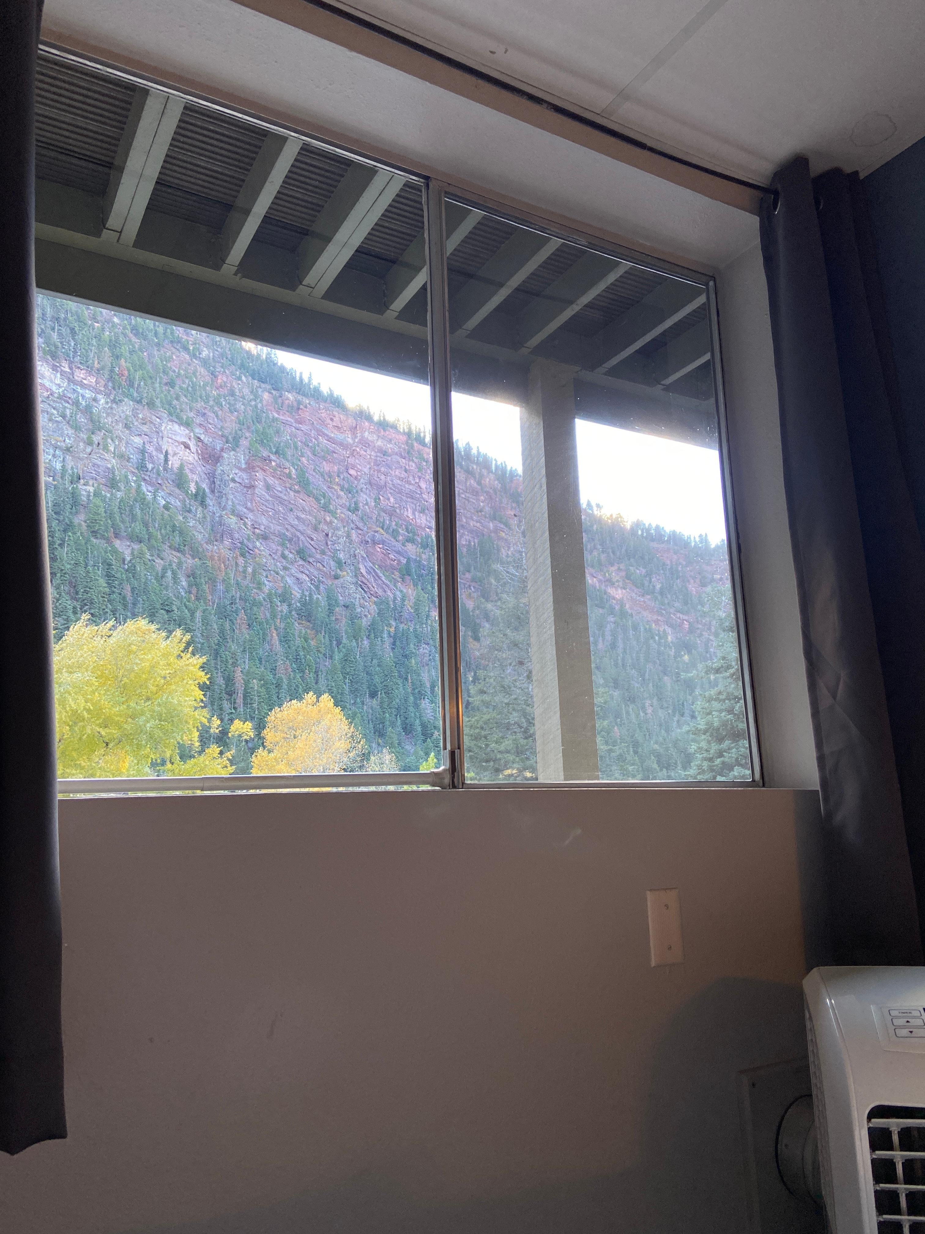 View from our King room