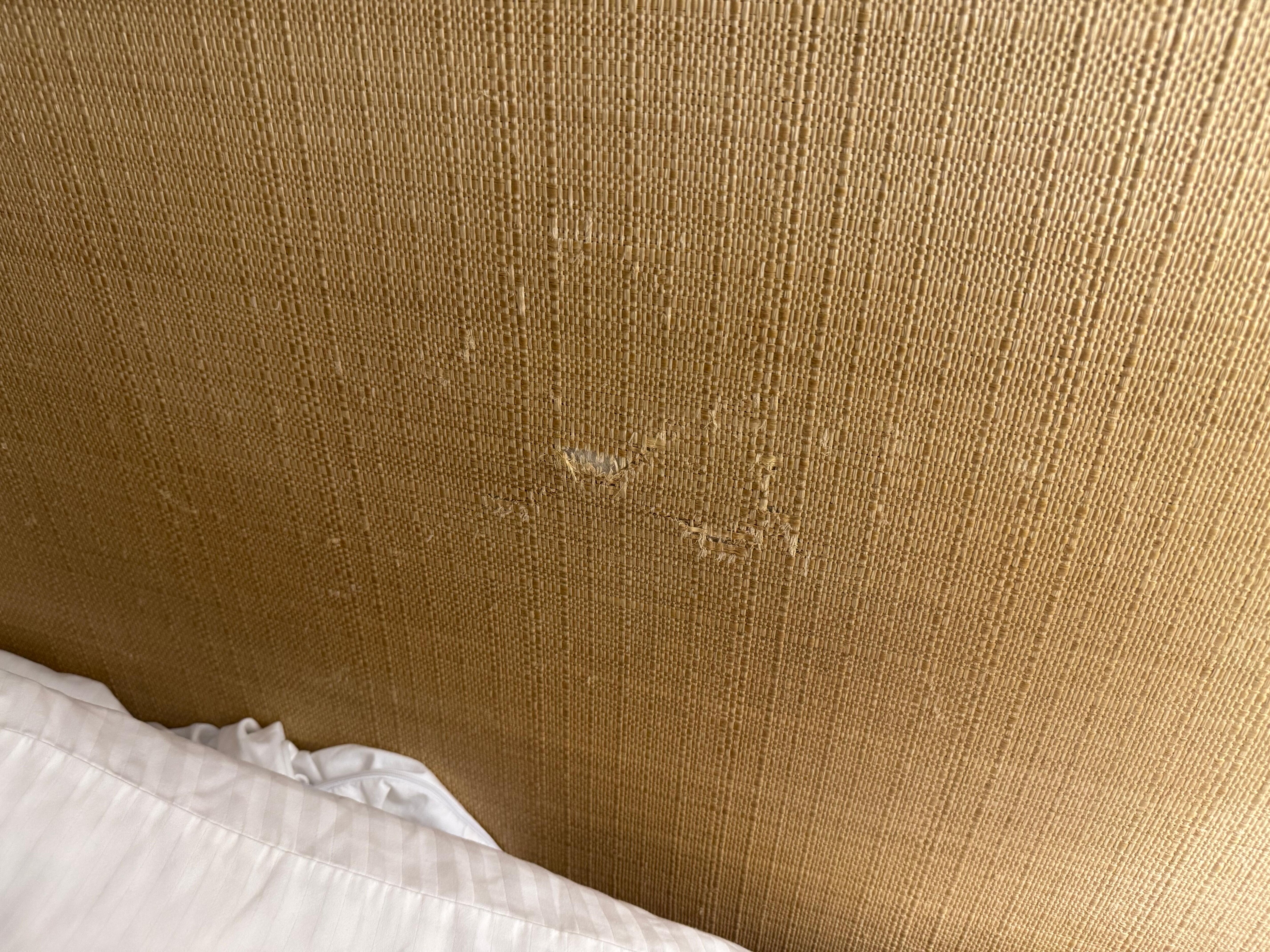 Dirty headboard
