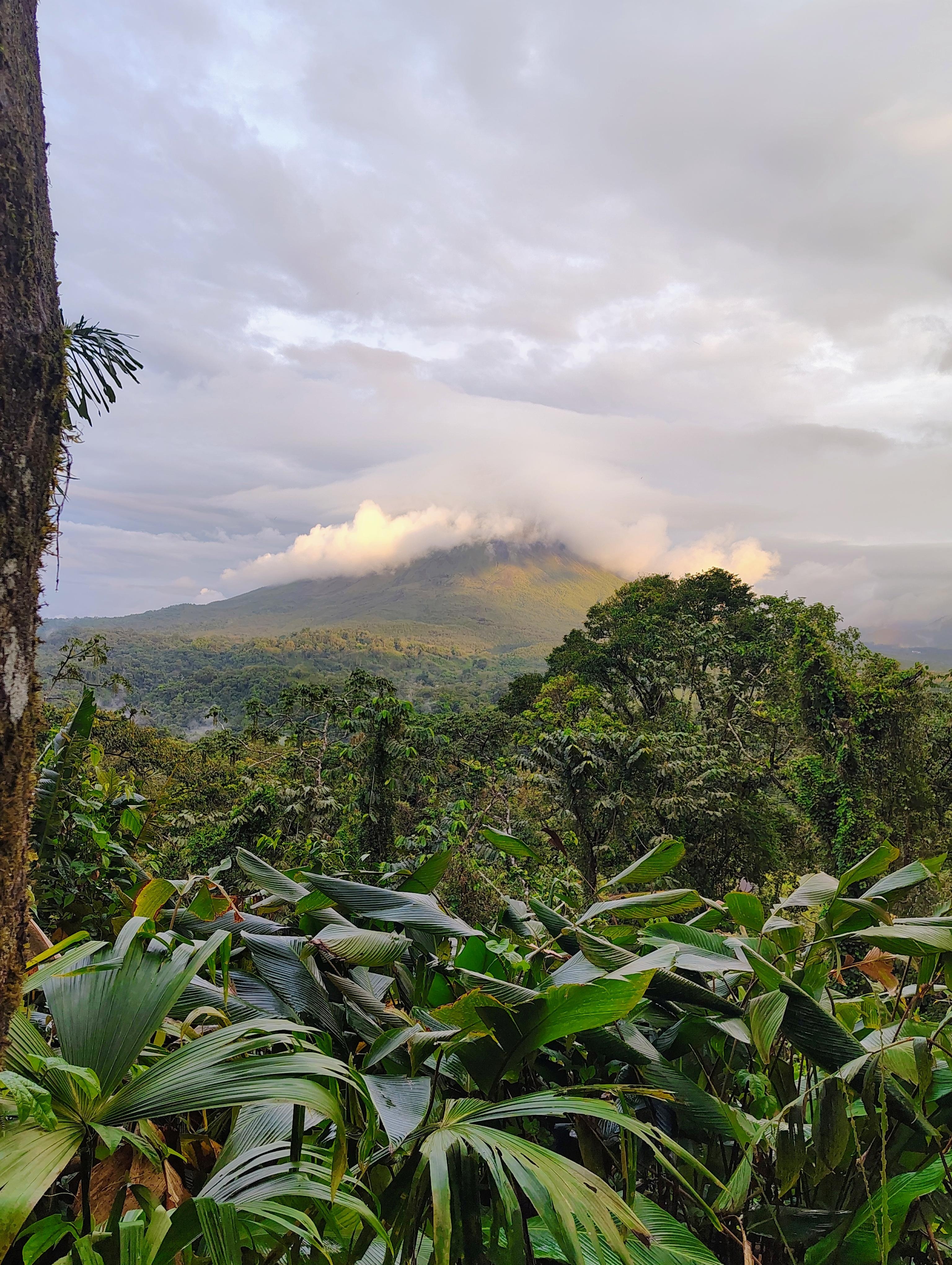 Volcano view from room 12