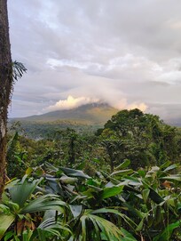 Volcano view from room 12