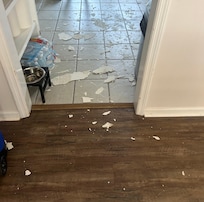 Ceiling on the floor