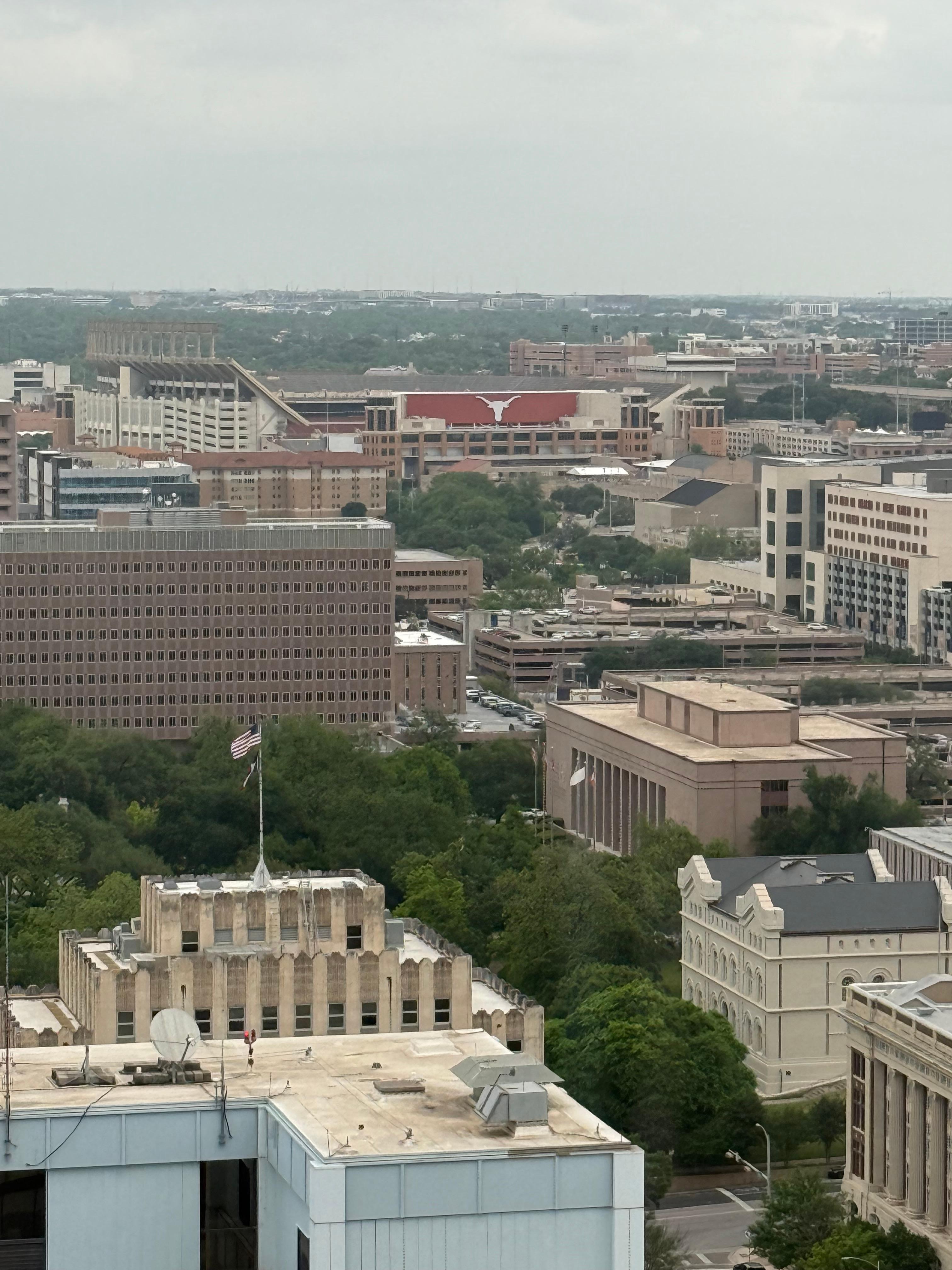 View from high floor room