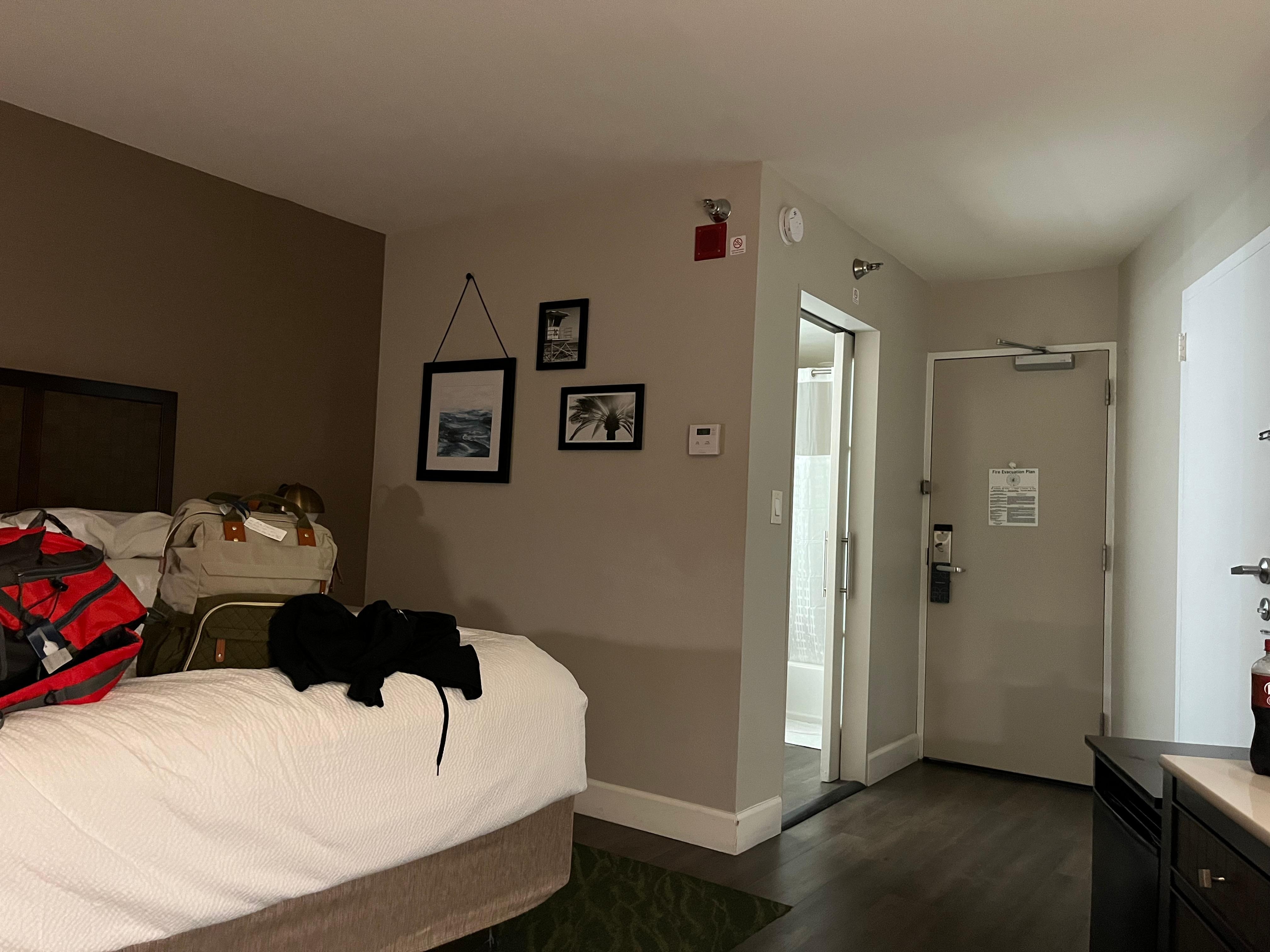 From the window to the door