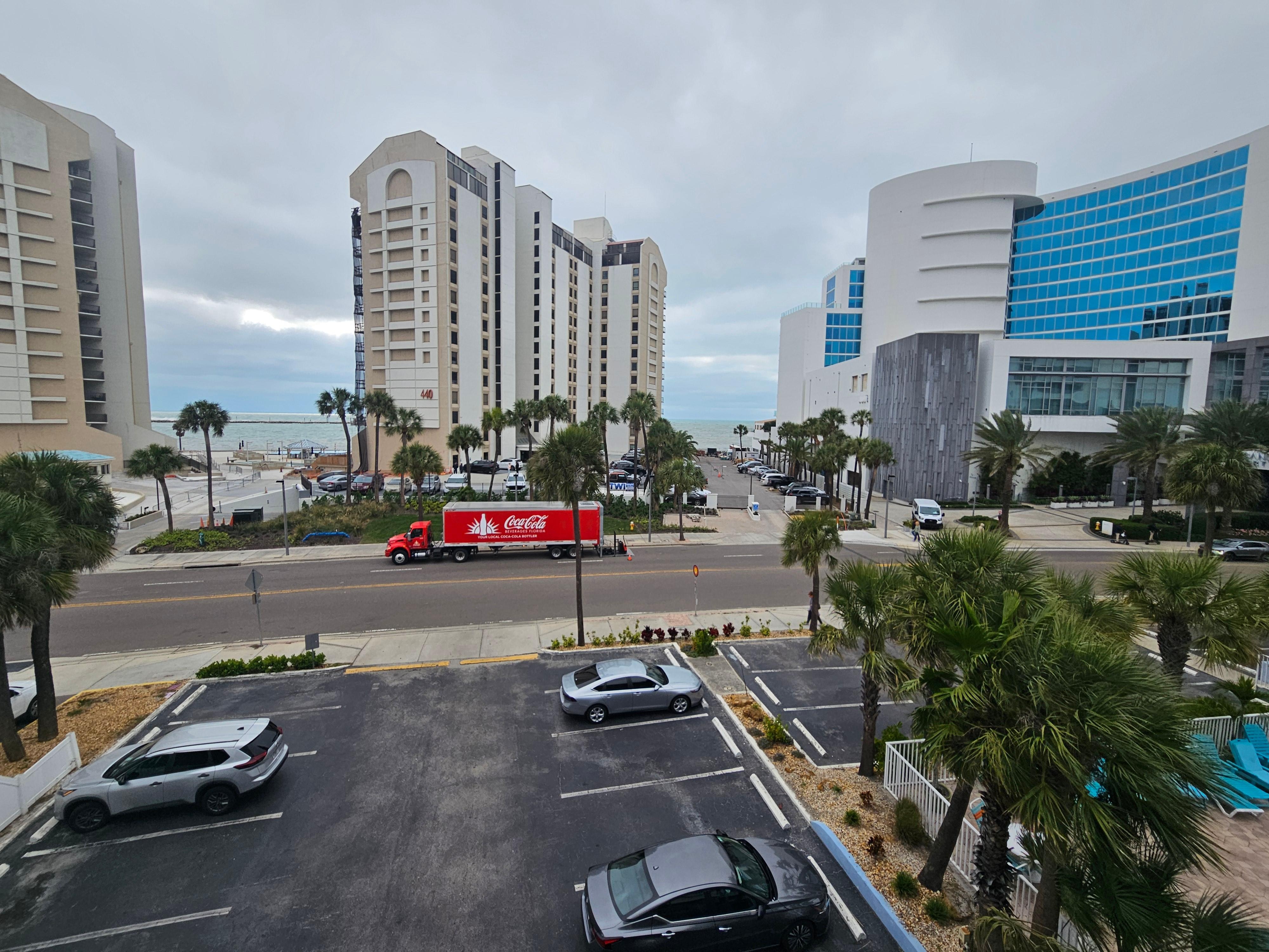 View from the balcony outside the room.