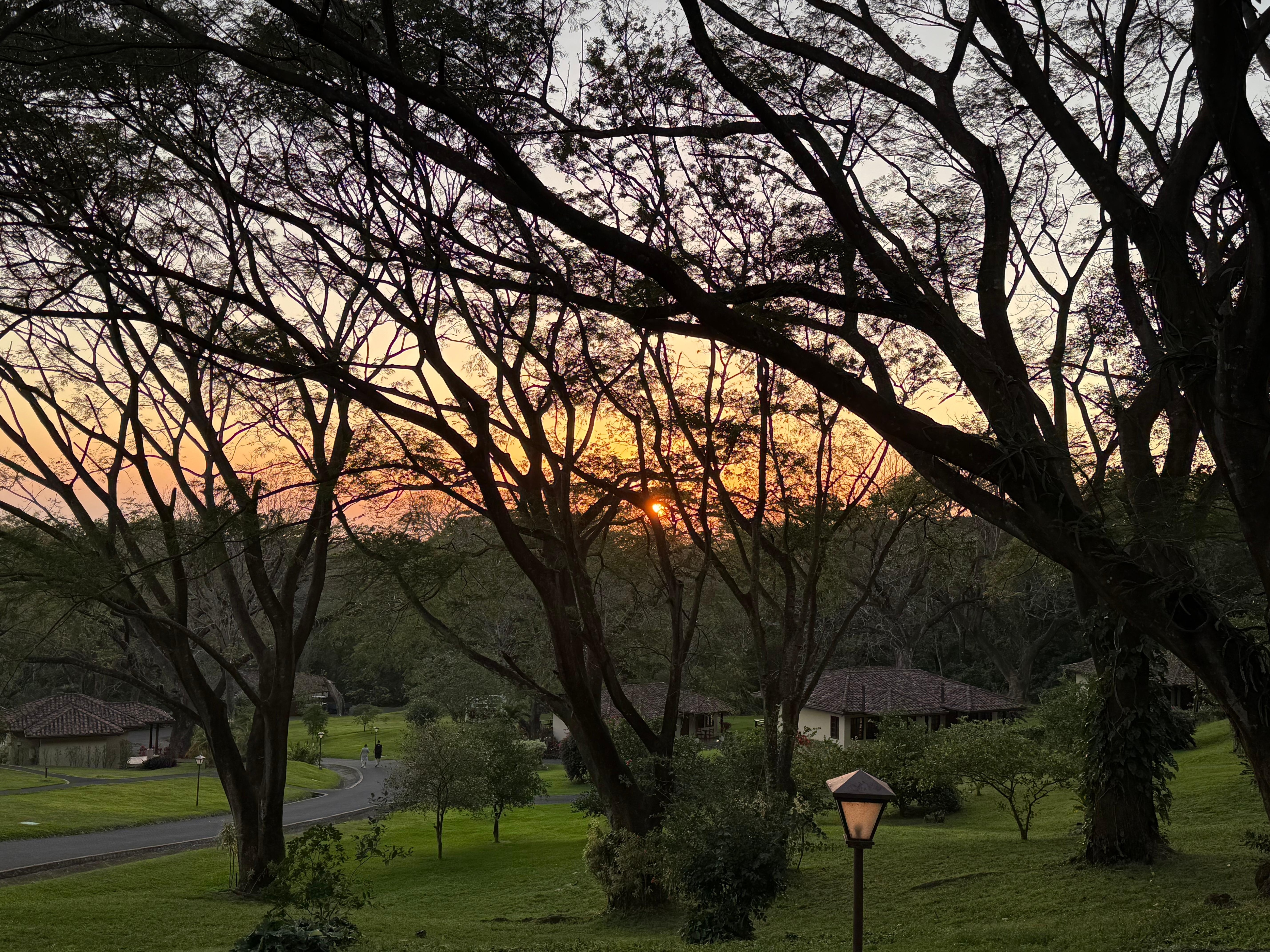 Sunset from our suite