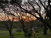 Sunset from our suite