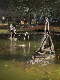 Night time, Park walking