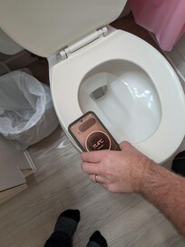 Photo taken after about an hour of having the furnace on.